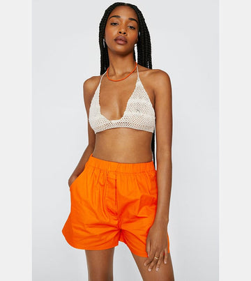 Women's High-Rise Casual Shorts – Comfortable Everyday Fit