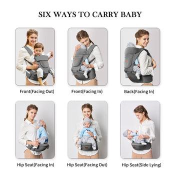 6 in 1 Baby Carrier 14-33 LBS / 6.35-15 KGS