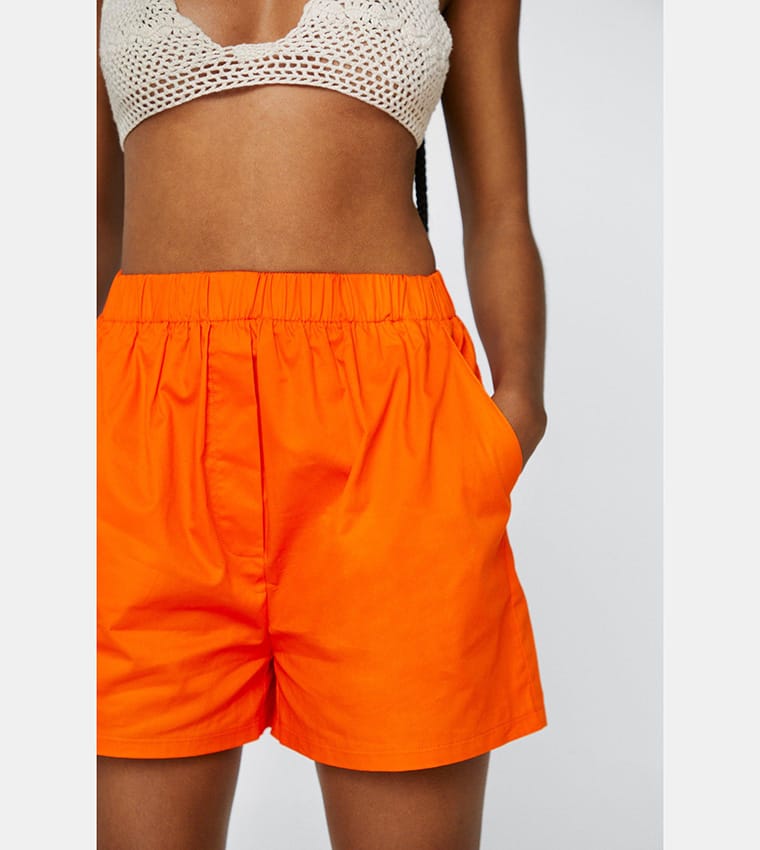 Women's High-Rise Casual Shorts – Comfortable Everyday Fit