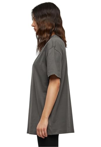 Women’s Oversized Boyfriend T-Shirt – Casual Loose Fit Cotton Tee in Grey