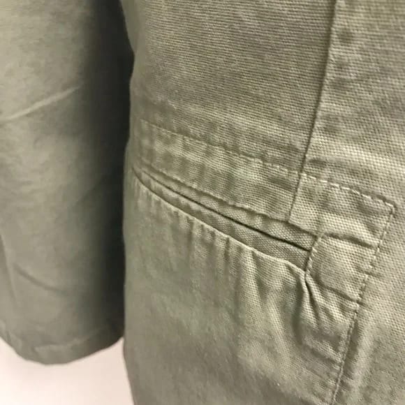 James Perse khaki green cotton blazer jacket XL
